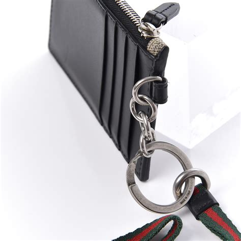 gucci coin case bag size|designer gucci card case.